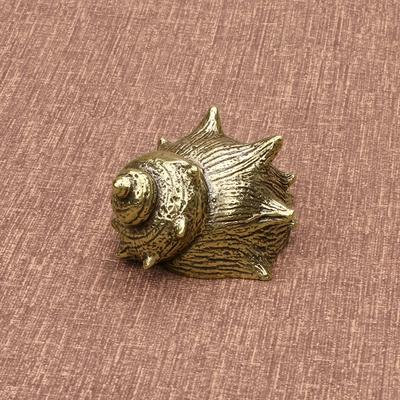 Neue Kupfer-Muschelfiguren, Miniaturen, Heim- und Gartendekoration, Messing, annimal, antikes Büro, Desktop-Ornamente, Handwerk, Tisch, Teehaustier