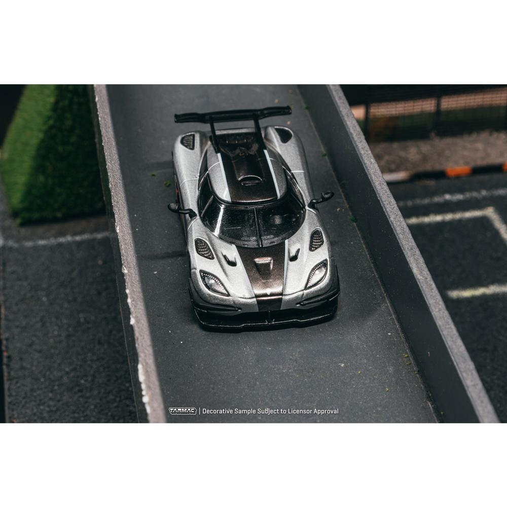 PreSale TW 1/64 Diecast Model Car Koenigsegg One:1 Silver High Performance Limited Edition Gift for Boys Adults