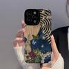 Applicable to Apple 15 color graffiti cartoon rabbit iphone13promax mobile phone case 12 all-inclusive personality 14 tide