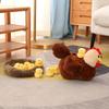 Chicken Mommy Farm Hen Plush with Henhouse Plushie with 10 Little Chicks Toys Gifts Surprise for Kids Birthday Party