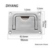 316 Stainless Steel Pull Ring Handle for RV, Yacht, and Boat Decks