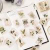 Plant Collection Decorative Stickers Adhesive Stickers DIY Decoration Diary Stickers Box Package