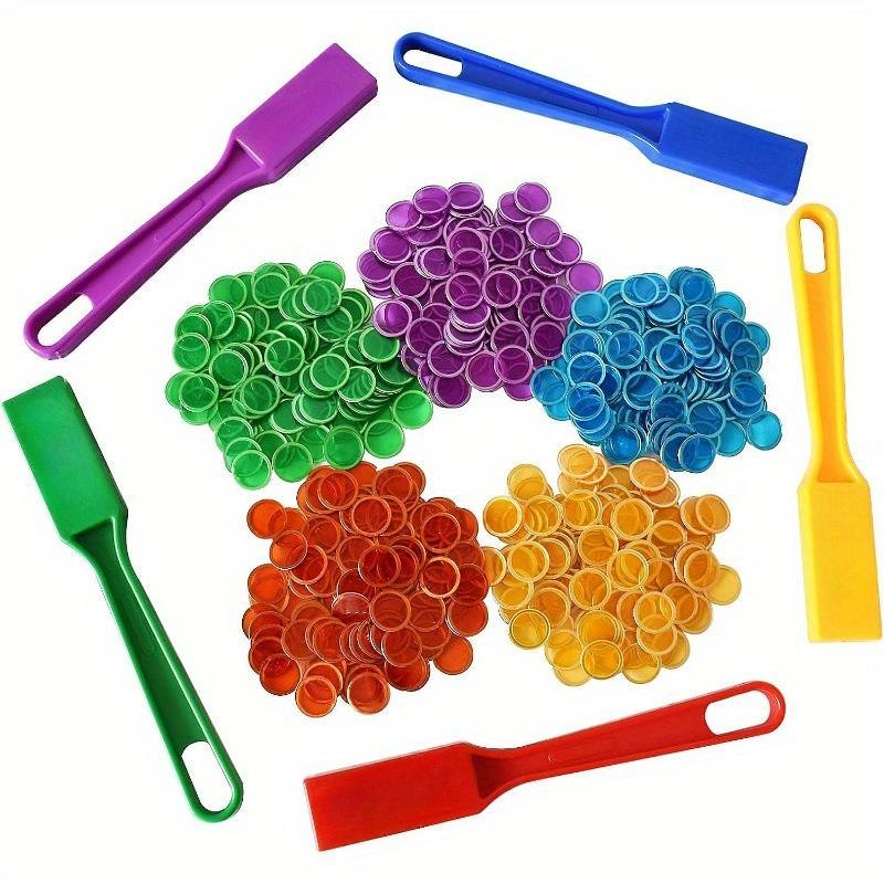 Random Color 101Pcs Magnetic Counting Wand Set Fun Interactive Math Learning Toy for Kids Family Games Preschool Education C