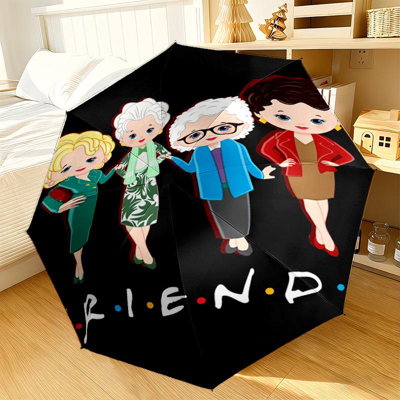 

Golden laday Friendship Umbrella 8-Frame for Travel, camping, Casual Lightweight Portable Umbrella, Essential for every family Holidays Gift