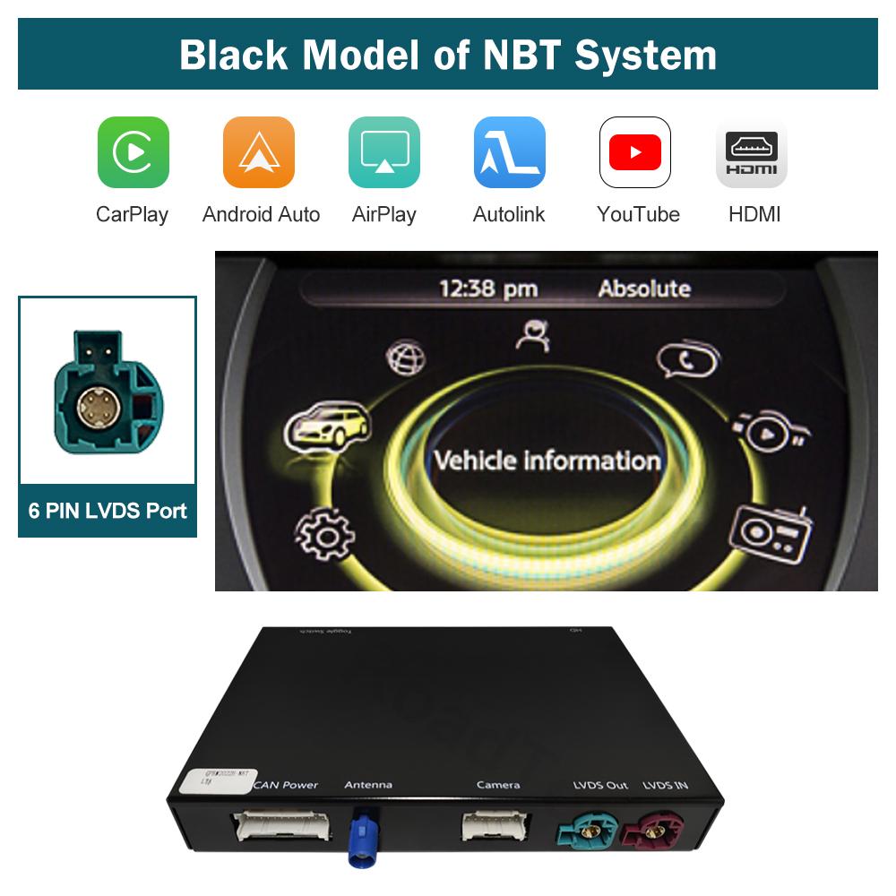 

RoadTop Wireless CarPlay Android Auto for Mini R55 R56 R57 R58 R60 R61 F54 F55 F56 Clubman Countryman Cooper John Cooper Works NBT System