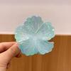 Women Hair Claw Flower Design Back Head Hair Clip Non-Slip Grip Bright Colors Shark Hair Claw Hair Accessory