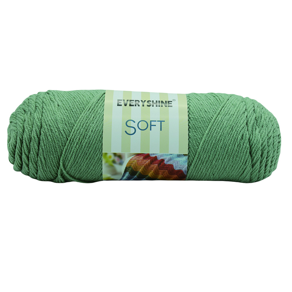 2er-Pack Acrylgarnknäuel (190g/6.7oz, 380m/416yd) – Mehrfarbiges Kammgarn zum Stricken & Häkeln – Weiche Milchfaser für Amigurumi,