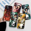 Měkké pouzdro pro Apple iPhone 11 13 Pro Max 14 12 Mini 7 8 Plus X XS XR SE 2020 6 6S 5 5S Kryt na telefon Funda Demon Slayer Anime Capa