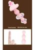 Heart-Shaped Silicone Anal Beads & Dilator for Beginners - Butt Expansion Tool.