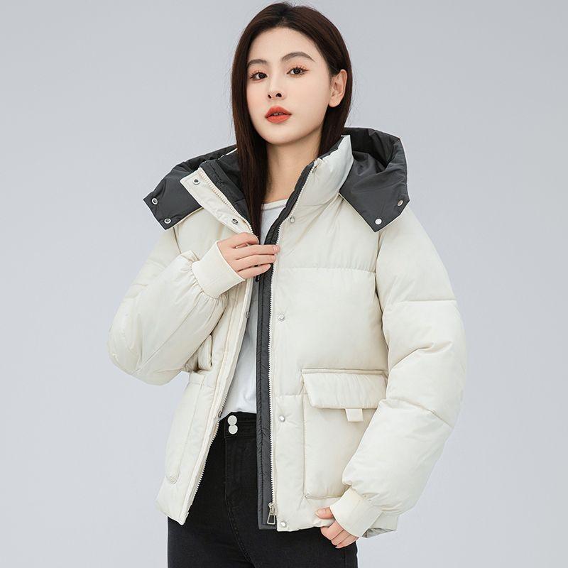 Winter Sweet Loose Cotton Jacket Korean Thickened Hooded Short Fashion Coat
