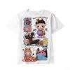 2025 New Trendy Animation Labubu Cartoon 3D Printing Comfortable Loose Round Neck Short Sleeve T-shirt