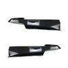 Pair Car Front Bumper Lip Splitter Canards Spoiler Fog Lamp Eyebrow Frame Cover Grille For F30 F31 M Sport 2012-2019
