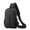 Men's Fashion Chest Bag - Solid Color Nylon Crossbody Sling for Outdoor & Casual Wear (Lightweight & Durable Shoulder Bag)