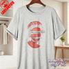 Maglietta in Cotone Vintage Retro Regina God Save The Queen T-shirt con Timbro Rosso per Unisex Fresca Best Seller Abbigliamento Punk Moda Streetwear