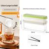 1Set Ice Ball Mold Food Grade Silicone Freezer Tray for Perfect Polygonal Ice Balls Home Kitchen Drink Chilling