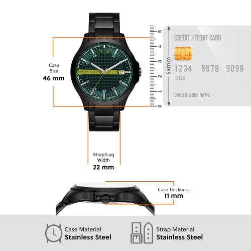 A|X Armani Exchange AX2450 Men's Watch, Black