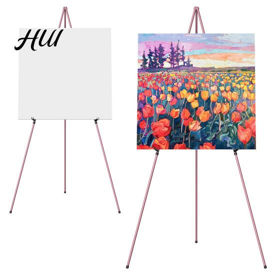 Easel Display Stand Collapsible Portable Metal Tripod Art Adjustable Painting for Canvas Wedding Sign