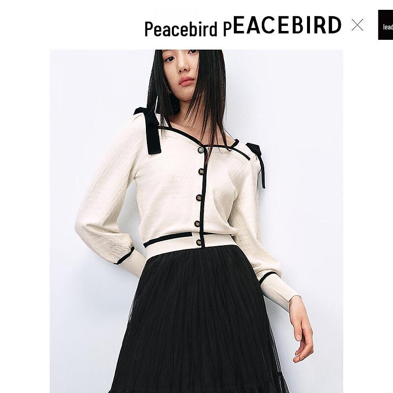 

PEACEBIRD Women s Square Neck Knit Top S