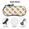 Kawaii Cartoon Glasses Case Cute Cartoon Yellow Duck Merchandise  Zipper  Reading Protector Ins Style Sunglasses Box