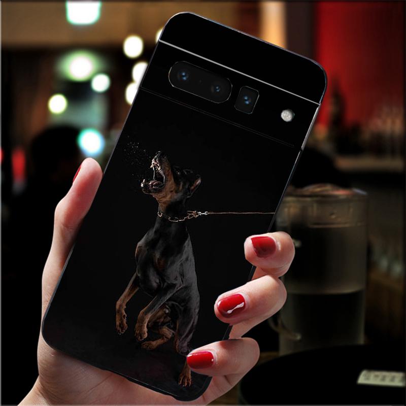 Doberman Dog Animal Phone Case For Google Pixel 10 Pro 9 Pro XL 9A 8 7 6 Pro Pixel 8A 7A 6A Pixel 8 7 6 5