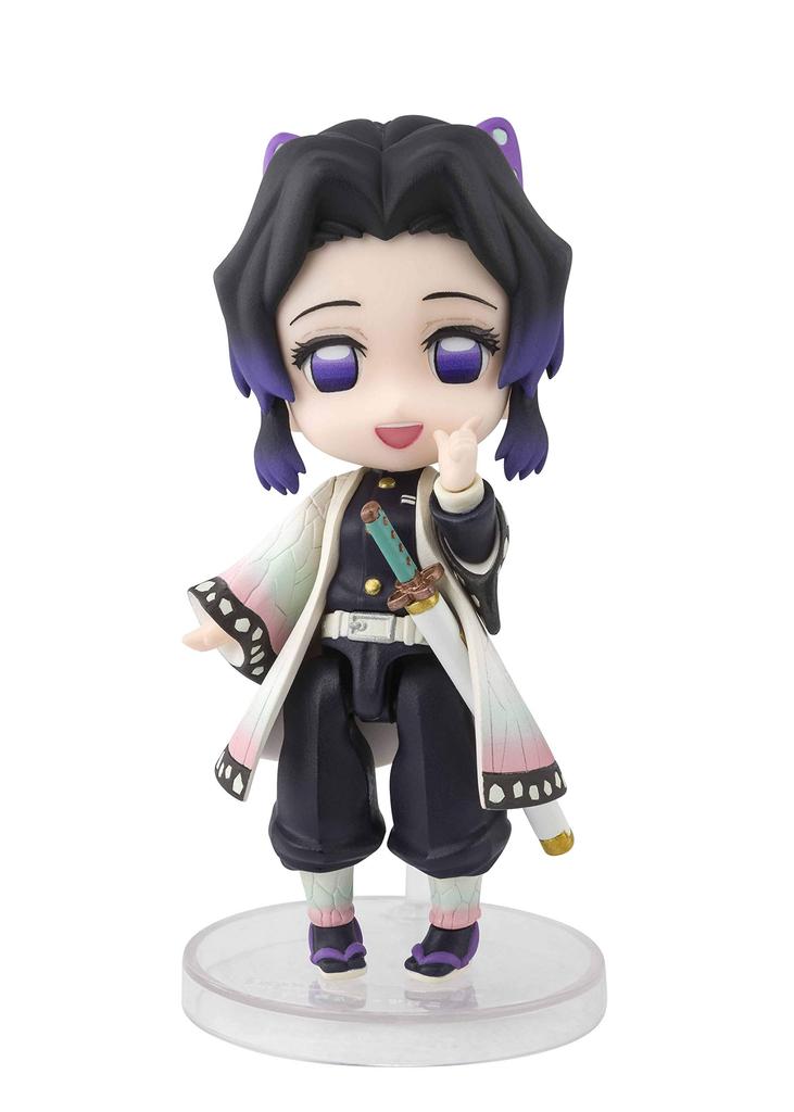 TAMASHII NATIONS Figuarts mini Demon Slayer: Kimetsu no Yaiba Shinobu Kocho, approximately 90mm, PVC/ABS painted action figure