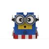 Building Block Compatibility, American Team Minions, Puzzle Assembly And Decoration Are Funny, Model Gift Set American Team