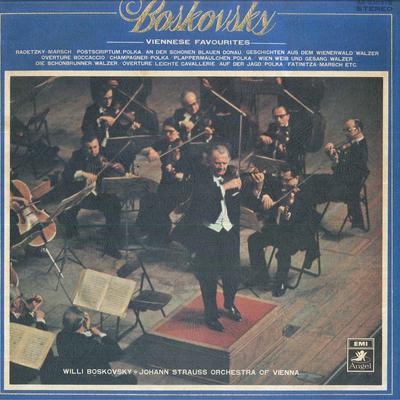 LP Record WILLI BOSKOVSKY, JOHANN STRAUSS ORC - Boskovsky  Viennese FAVOURITES AA93031B ANGEL - Japan Classical Used