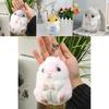 Adorable Creative Hamster Plush Keychain Toy For Cute Animal Lovers 11cm