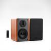 HIFI 5inch Active Bookshelf Speakers with Ribbon Tweeter Desktop Wooden Audiophile Sound System