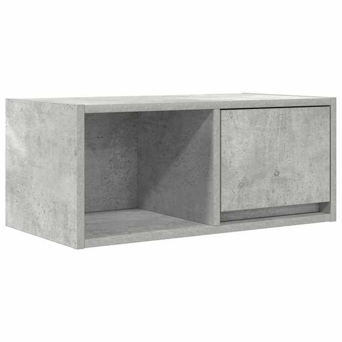 VidaXL TV Stand Concrete Grey 60x31x25.5 Cm Engineered Wood, TV Bench, Hi-fi Cabinet, Entertainment Center, TV Sideboard, 861442