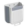 Foldable Garbage Container Cabinet Mounted Trash Bin, Compact Hanging Can, Kitchen Waste Bin Space Saving for Bathroom Office And Small Collapsible