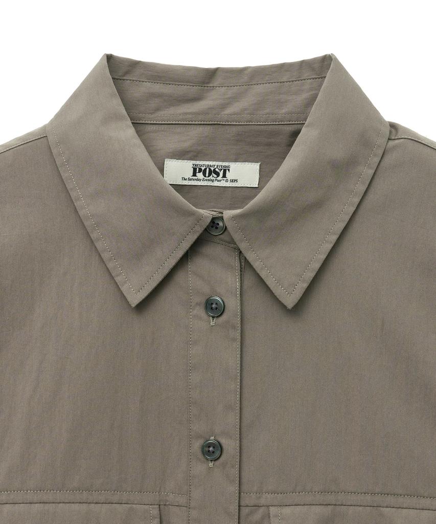 THE SATURDAY EVENING POST Flat Pocket Shirts_Khaki