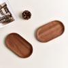 Solid Wood Serving Tray Small and Compact Fruit Platter Household Coffee Afternoon Tea Tray Simple Kitchen Bread Dim Sum Plate