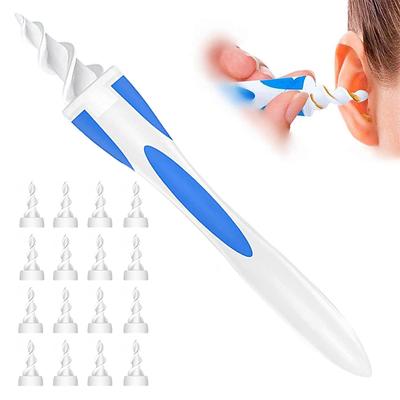 Earwax Removal Tool with 16 Soft Replaceable Tips for Adults and Children