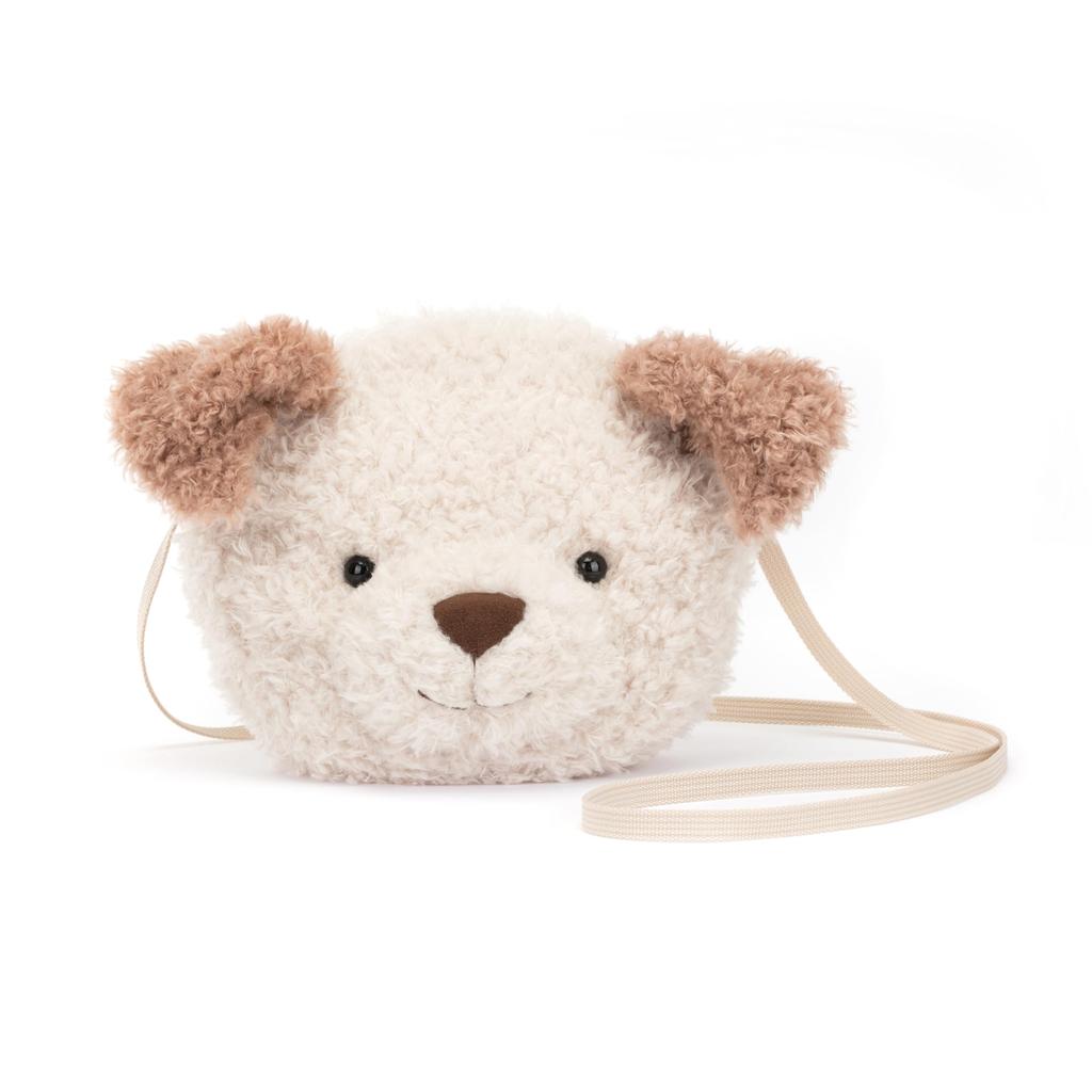 Jellycat Little Pup Plush Inch Crossbody and Shoulder Purse Fun and Unique Handbag Bag, 7.5 - -