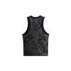 Nike Logo Print Camouflage V-Neck Basketball Vest Men Tops Black DX0258-010