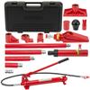 12 Ton Portable Hydraulic Jack Kit–26,455 Lbs Capacity,Auto Body Repair Tool,4.6Ft Hose, Storage Case–for Car, Truck Maintenance