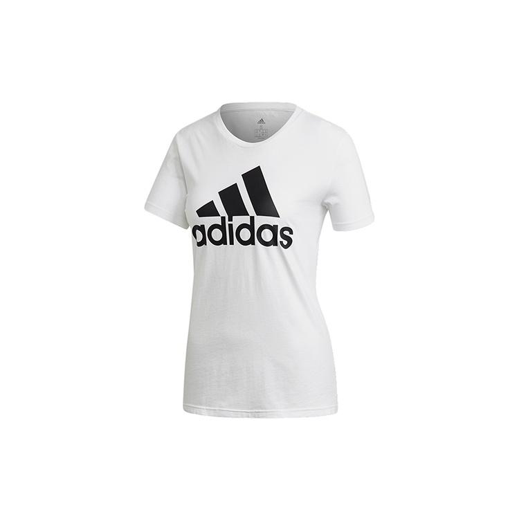 (WMNS) adidas Large Alphabet Logo Short Sleeve White Women s FQ3238 M