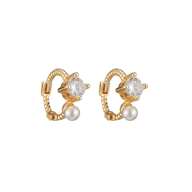 925 Silver Korean hoop Earrings Simple Temperament Exquisite Semale Sexy Jewelry Gift