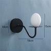 Modern Egg Glass Ball Led Wall Lamp Gold Nordic Minimalist Sconces Living Bedroom Bedside Mirror Lights Decor Lighting Fixtures