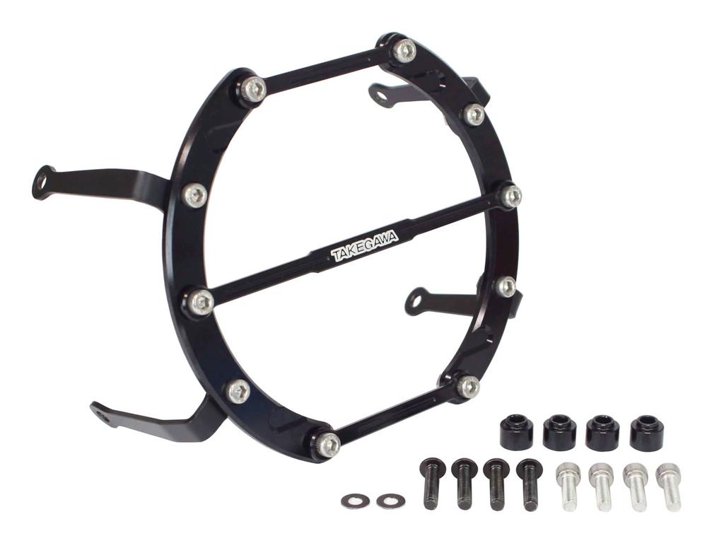 Special Parts Takekawa Headlight Guard (Black) CL250/500/REBLE 250/500/1100 09-09-0086
