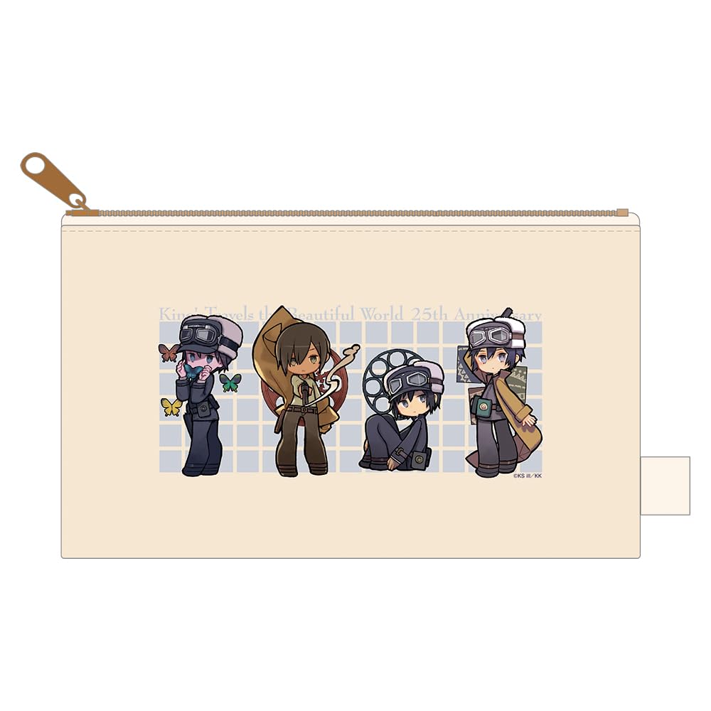 Путешествие Кадокавы Кино: Пенал  Прекрасный мир , 25-летний юбилей, прибл.. Ш200 x В115 мм, Хлопок