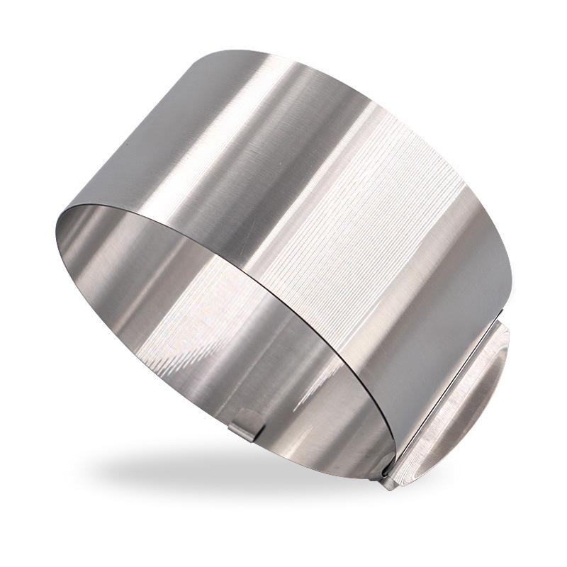 Adjustable Stainless Steel Round Cake Ring (6-12 Inch) - Telescopic Mousse Ring Mold