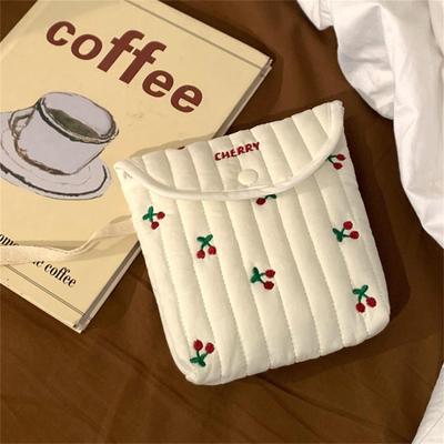 Yousheng Sanitary Napkin Storage Bag with Cute Patterns Large Capacity Compact Design Portable Menstruation Tampon Storage Bag