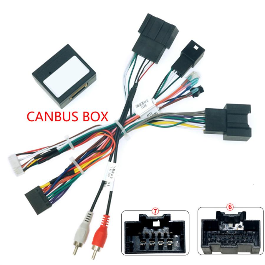 Car Audio 16pin Wire Harness With Canbus Box Set For 2016-2018 Chevrolet Sail 3