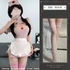 Sexy lingerie sweetheart nurse women's slit hip skirt strap stand-up collar empty COS cosplay suit