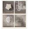 Rotating Suction Cup Towel Rack Multi-poles Hanging Towel Holder Durable Clear Clothes Hanger  Home