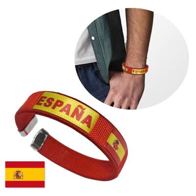 Verstellbares Armband mit Länderflagge, geflochtenes Armband, bequeme Handgelenkkette, Sportaccessoire, perfektes Geschenk für Fußballfans
