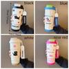 Leak-Proof Insulated Water Bottle Thermal Insulation Coffee Cup Cute Stainless Steel Mug  Daily Use