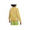 Nike Sportswear Club Logo Crewneck Casual Long Sleeve Kids Tops Saturn-Gold FN9095700